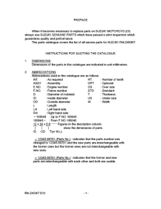 RM-Z450 Catalog preface