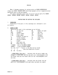 DR350 Catalog preface