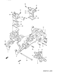 AD50 Картер двигателя