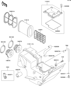 EL250 Воздушный фильтр