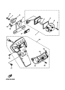 CY50 CY50N Taillight unit ass`y