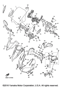 FJR1300A Обтекатель 1