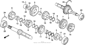 CB900 Трансмиссия