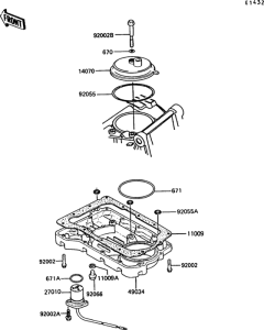 Z550 Поддон картера