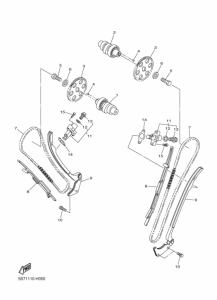 XVS950CU カムシヤフト & チエーン