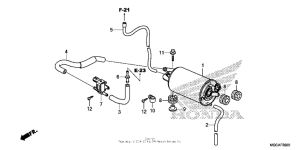 CB1100S (ABS) Канистра осушителя