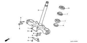 NX125 Траверса нижняя