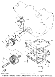 FZR400A Маслянный фильтр