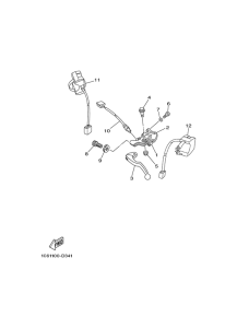 TW125 Leva de cambio & horquilla