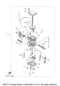 TT225RNC Карбюратор