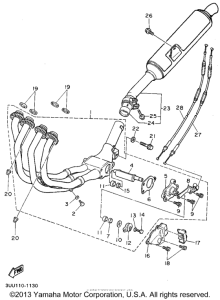 FZR600RG Выхлопная система