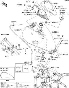 VN900 Fuel tank(1 / 3)(c9f)