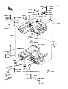 ZG1200 Картер двигателя