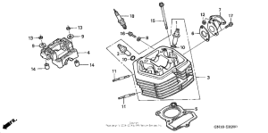 XR80R Головка цилиндров