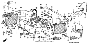 RVT1000R Radiator ('00-'01)