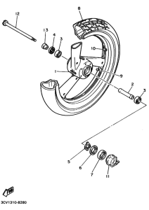 FJ1200 FJ1200B Transom + tube