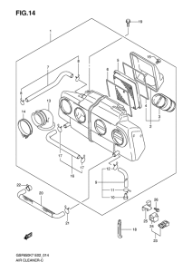 GSF650 Воздухоочиститель