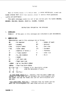 DR600 Catalog preface