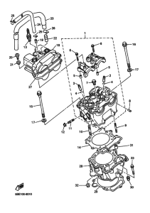 WR400F Цилиндр