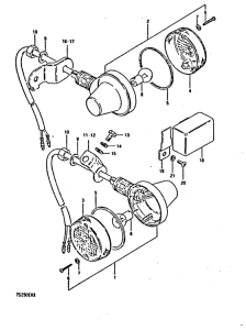 TS250 Поворотники