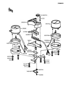 Z250 Спидометр