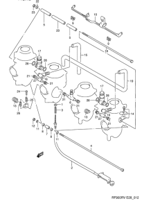 RF900 Карбюратор fittings