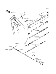 BN125 Тросы управления
