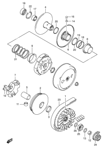 UE125 Трансмиссия