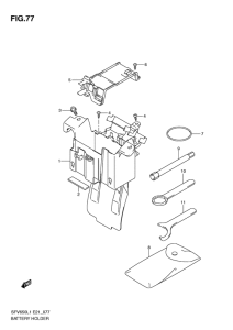 SFV650 Аккумулятор holder