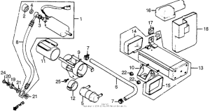 CX500 Fuel pump + tool box