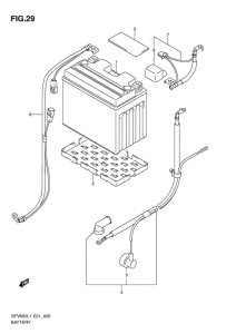 SFV650 Аккумулятор