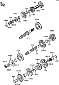 ZX1100 Трансмиссия