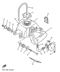 PW50 Топливный бак