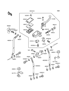 ZR1100 Главный тормозной цилиндр