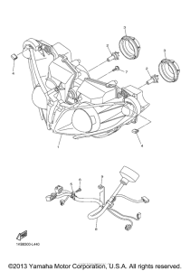 YZF-R1 Фара