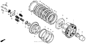 CMX450 Сцепление