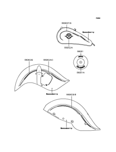 VN800 Наклейки