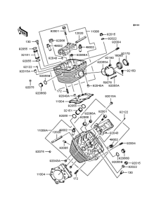 VN800 Головка цилиндров