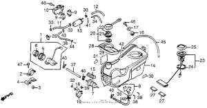 GL1200I 1200i / a fuel tank 84-85