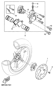 YQ50 Задний суппорт