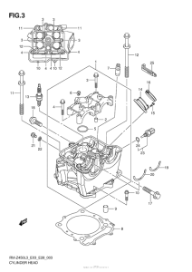 RM-Z450 Головка цилиндров