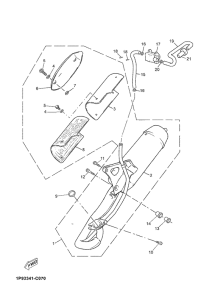 YN50M Выхлопная система