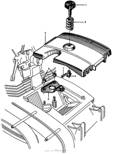 CB77 Upper crankcase cover