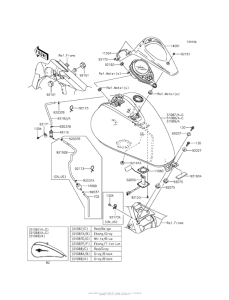 VN900 Fuel Tank (Dcf-Dff)