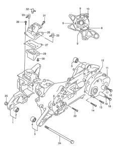 AJ50 Картер двигателя