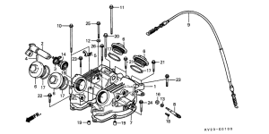 XLX350 Крышка головки цилиндров