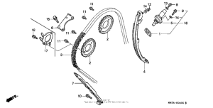 CBR1100XX Цепь ГРМ