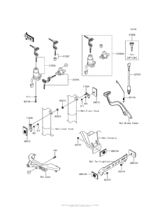 KL650 Замок зажигания
