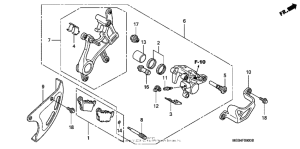  Задний суппорт