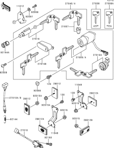 VN800 Замок зажикания